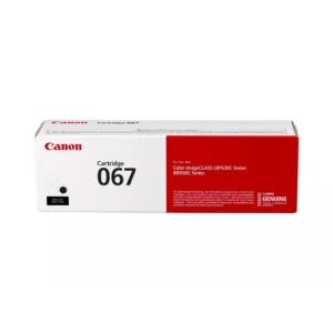 Canon 067 Black Toner Cartridge – 1350 Pages/ Black Color/ Toner Cartridge